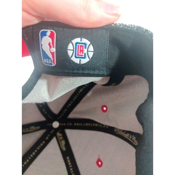 RARE Los Angeles Clippers Mitchell & Ness NBA Grey/Red/White Snapback Ha… - Picture 7 of 8
